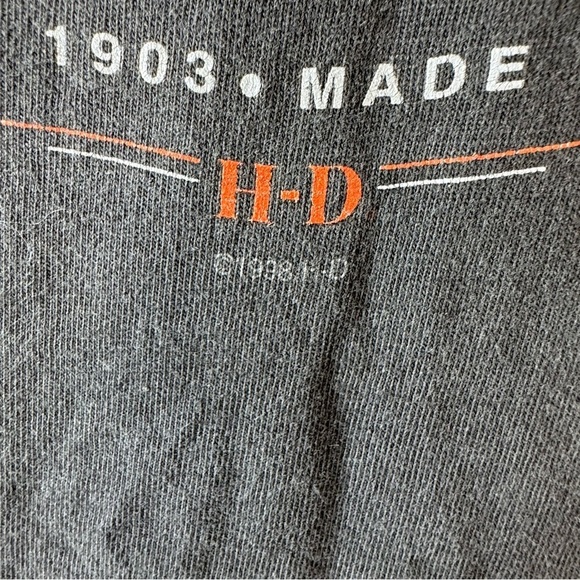 Harley-Davidson Shirt Tee Vintage Tomahwak Wisconsin Men’s Small USA Motorcycle - Picture 7 of 8